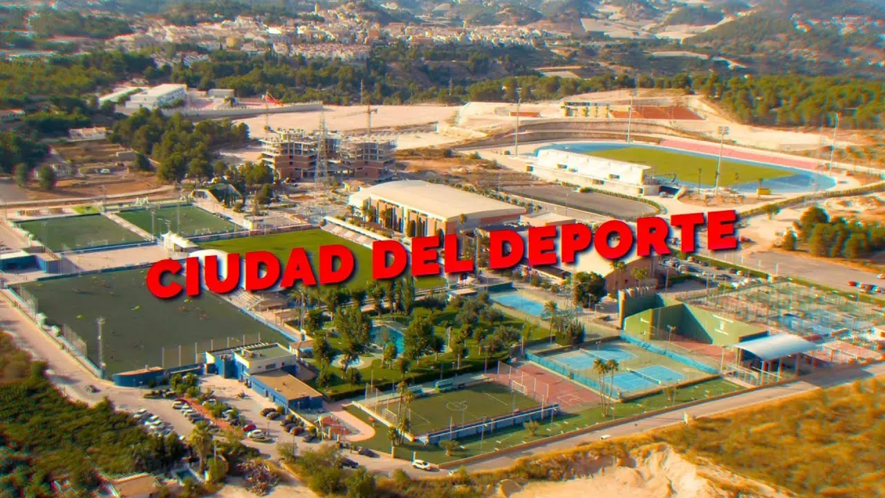 Vista aérea de la Ciudad Deportiva de La Nucía